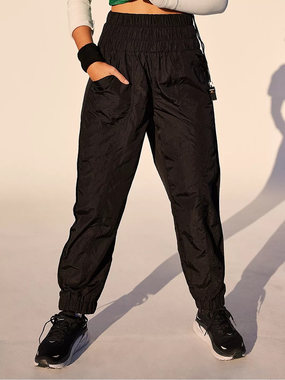 Free People Movement The Way Home Joggers Black Sz Small Activewear Comfy Sport